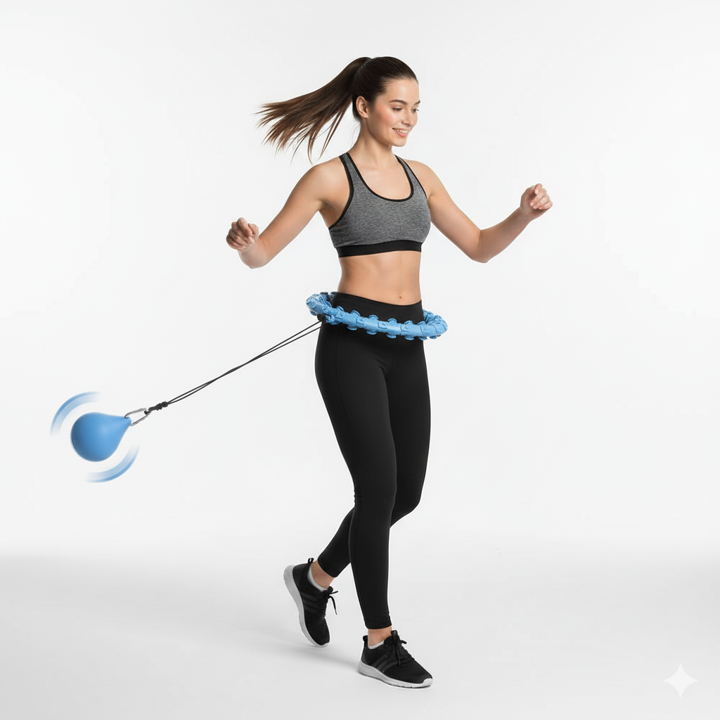 Weighted Hula Hoop – Adjustable Fit Hoop for Weight Loss